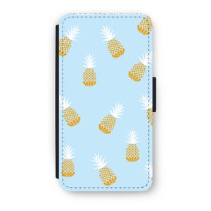 Ananasjes: iPhone XS Flip Hoesje