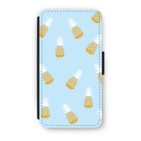 Ananasjes: iPhone XS Flip Hoesje