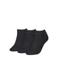 Calvin Klein Sneakersokken Dames 3-pack Zwart-35/38