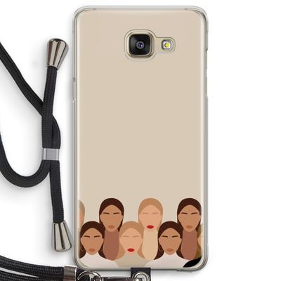 Girls girls girls: Samsung Galaxy A5 (2016) Transparant Hoesje met koord