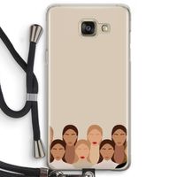 Girls girls girls: Samsung Galaxy A5 (2016) Transparant Hoesje met koord