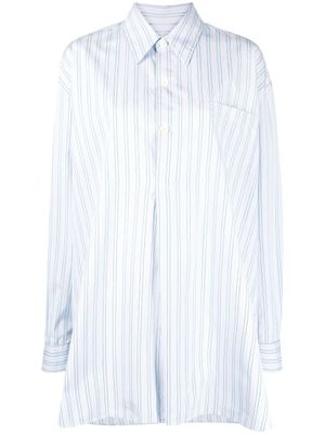 OUR LEGACY chemise oversize à rayures - Bleu