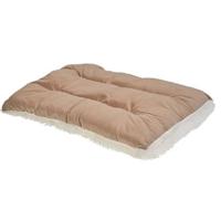 Beliani - ERGANI - Dierenbed - Beige - Fluweel - thumbnail