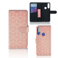 Alcatel 1S 2020 Telefoon Hoesje Pattern Orange - thumbnail