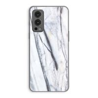 Gestreepte marmer: OnePlus Nord 2 5G Transparant Hoesje