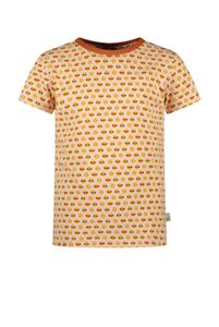 Moodstreet Meisjes t-shirt smiley AOP - Licht roze