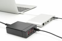 Digitus 4-Port, 72 W 3+1 USB-laadstation 72 W Thuis Uitgangsstroom (max.) 10200 mA Aantal uitgangen: 4 x USB-C bus, USB USB Power Delivery (USB-PD) - thumbnail