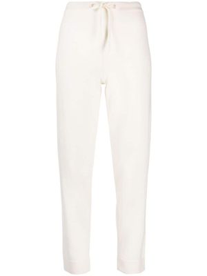Cashmere In Love pantalon de jogging Sarah en maille fine - Blanc