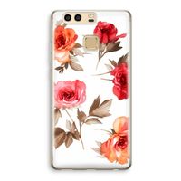 Roosjes: Huawei P9 Transparant Hoesje Roosjes: Huawei P9 Transparant Hoesje
