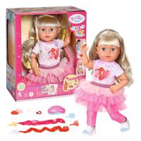 Zapf Creation Baby Born Carla 43 cm + Haaraccessoires Zapf Creation Baby Born Carla 43 cm + Haaraccessoires