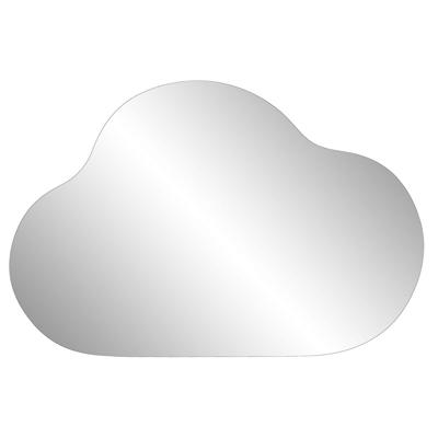 Wandspiegel Home ESPRIT Zilverkleurig Wolken 60 x 2 x 40 cm