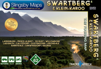 Wegenkaart - landkaart South Africa: Swartberg & Klein-Karoo | Slingsb