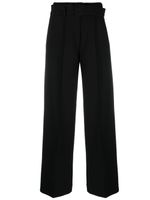 DKNY pantalon droit à taille ceinturée - Noir - thumbnail