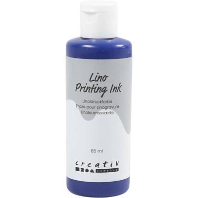 Creativ Company Linoleum verf, blauw, 85 ml/ 1 fles