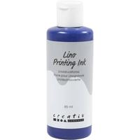 Creativ Company Linoleum verf, blauw, 85 ml/ 1 fles