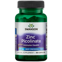Zinc Picolinate Body Preferred Form 22mg | Swanson | 60ct