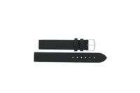 Horlogeband Universeel 91398.01.18 Leder Zwart 18mm