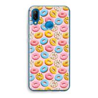 Pink donuts: Huawei P20 Lite Transparant Hoesje