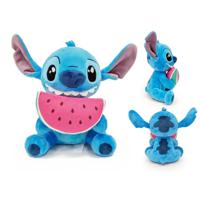 Disney Lilo & Stitch pluchen knuffel Stitch met watermeloen - 25 cm