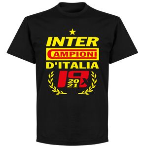 Inter Milan Kampioens T-Shirt 2021
