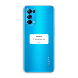 Reminder: Oppo Find X3 Lite Transparant Hoesje