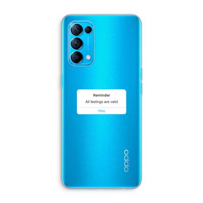 Reminder: Oppo Find X3 Lite Transparant Hoesje