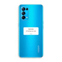 Reminder: Oppo Find X3 Lite Transparant Hoesje