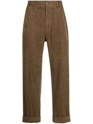 Engineered Garments pantalon Andover en velours côtelé - Marron