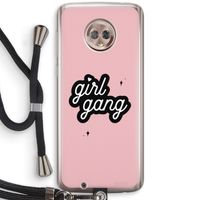 Girl Gang: Motorola Moto G6 Transparant Hoesje met koord