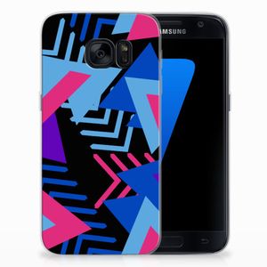 Samsung Galaxy S7 TPU Hoesje Funky Triangle