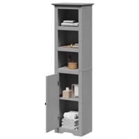 Badkamerkast BODO 44x30x160 cm grijs