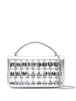 Moschino mini sac à ornements en cristal - Gris