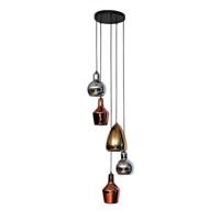 Fraaai - Coventry hanglamp 5L getrapt artic zwart