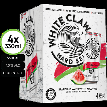 White Claw Hard Seltzer Watermelon 330ML bij Jumbo