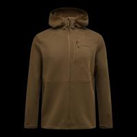 Peak Performance Trail Polartec® Power Grid™ Zip Hood Fleece Heren Meadow Moss L