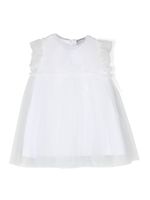 Il Gufo robe sans manches en coton - Blanc