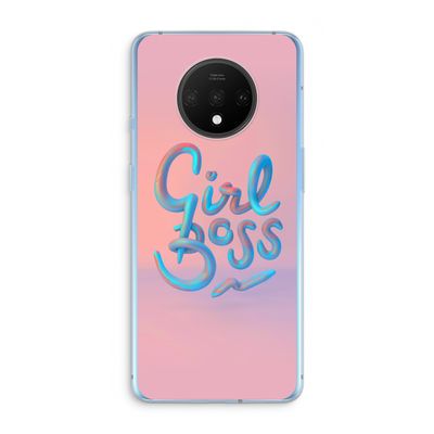 Girl boss: OnePlus 7T Transparant Hoesje