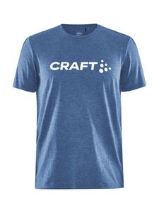 Craft 1913421 Community Logo SS Tee M - Club Cobolt Melange - XS