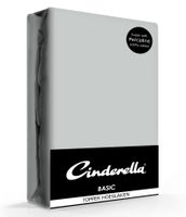 Cinderella Topper Hoeslaken Basic Percaline Light Grey-200 x 220 cm