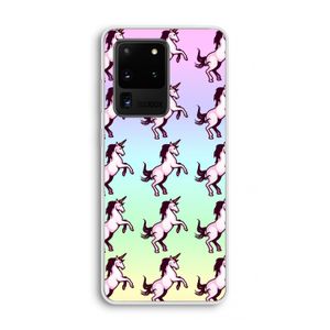 Musketon Unicorn: Samsung Galaxy S20 Ultra Transparant Hoesje