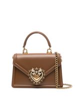 Dolce & Gabbana petit sac cabas Devotion - Marron