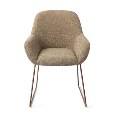 Jesper Home Kushi eetkamerstoel Moss Meadow slide rose