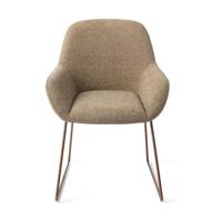 Jesper Home Kushi eetkamerstoel Moss Meadow slide rose