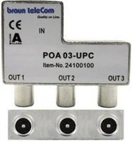 Braun Coax opdruk verdeler 3-voudig IEC - TV splitter - 2080035