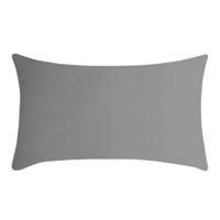 Stof Textile sierkussen Nelson - grijs - 30 x 50 cm - bank kussens - polyester Stof Textile sierkussen Nelson - grijs - 30 x 50 cm - bank kussens - polyester