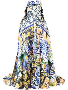 Isabel Sanchis robe Altamoda longue imprimée - Multicolore