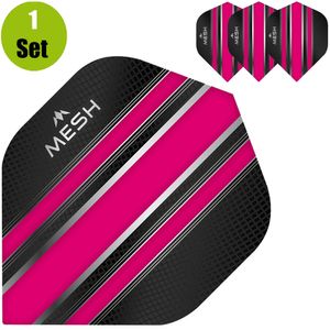 Mission Mesh Dart Flights - Roze