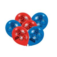 Super Mario thema ballonnen 24x stuks