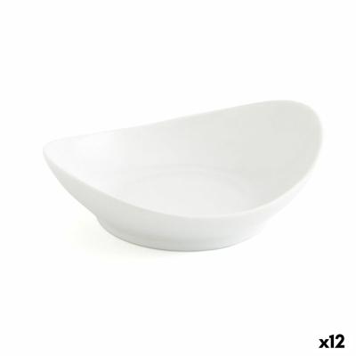 Snackdienblad Quid Gastro Fun Wit Keramisch 14 x 11 cm (12 Stuks)