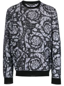 Versace pull Barocco Silhouette - Noir